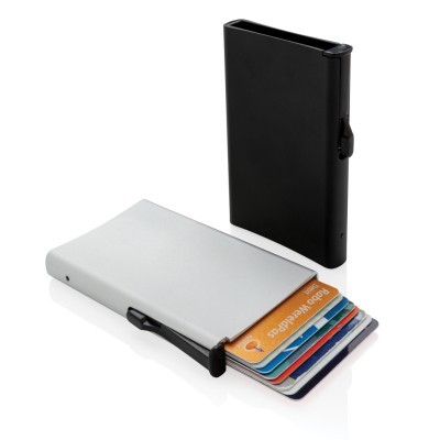 Tarjetero personalizado RFID de aluminio estándar